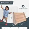 WonderVed Montessori Book Shelf for Kids Room
