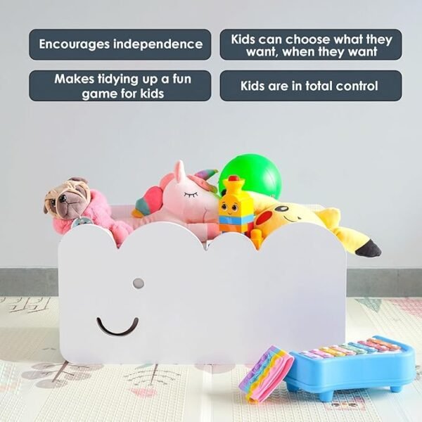 WonderVed Montessori Storage Box: Premium Wooden Toy Organizer