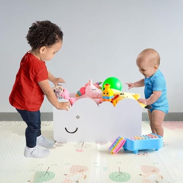 WonderVed Montessori Storage Box: Premium Wooden Toy Organizer