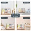 WonderVed Montessori Book Shelf for Kids Room