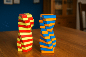 Wooden Domino Blocks