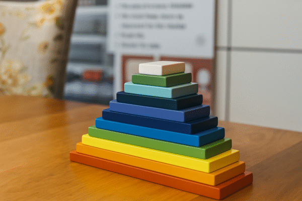 Wonderved Wooden Rainbow Plates