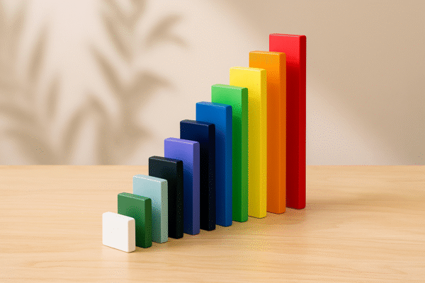 Wonderved Wooden Rainbow Plates