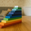 Wonderved Wooden Rainbow Plates