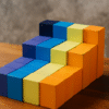 Wonderved Wooden Pyramid Blocks