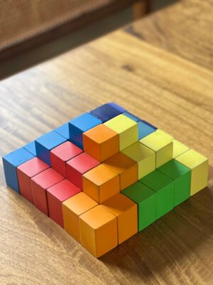 Wooden Pyramid Blocks